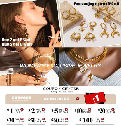 EILIECK Colar de Corrente Grossa de Aço Inoxidável 316L Dourado e Prateado para Mulheres, Corrente Cubana da Moda, Joia Impermeável de Presente