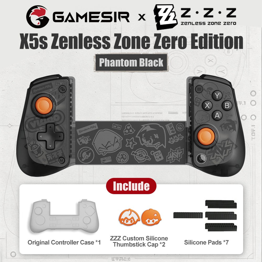 GameSir X5s Wireless Mobile Gaming Controller for Android iOS PC Gamepads Nintendo Switch 2/1 Controle 6-Axis Gyro HD Rumble