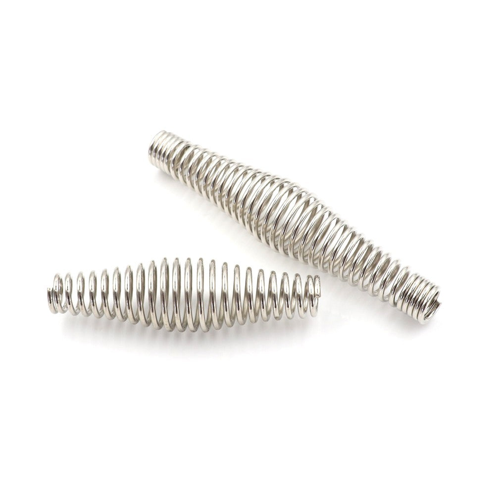 1PC 11/14cm Metal BBQ Pit Grill Stainless Steel Handle Spring for Wood Furnace Stove Barbecue Smoker Fireplaces Accessories