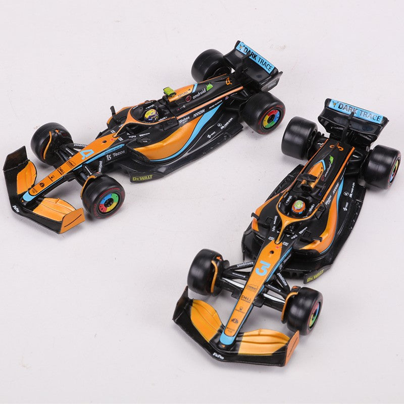 Burago 1:43 2022 McLaren MCL36 F1 Carro de Corrida N.º 3 N.º 4 Modelo de Carro em Liga