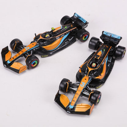 Burago 1:43 2022 McLaren MCL36 F1 Carro de Corrida N.º 3 N.º 4 Modelo de Carro em Liga