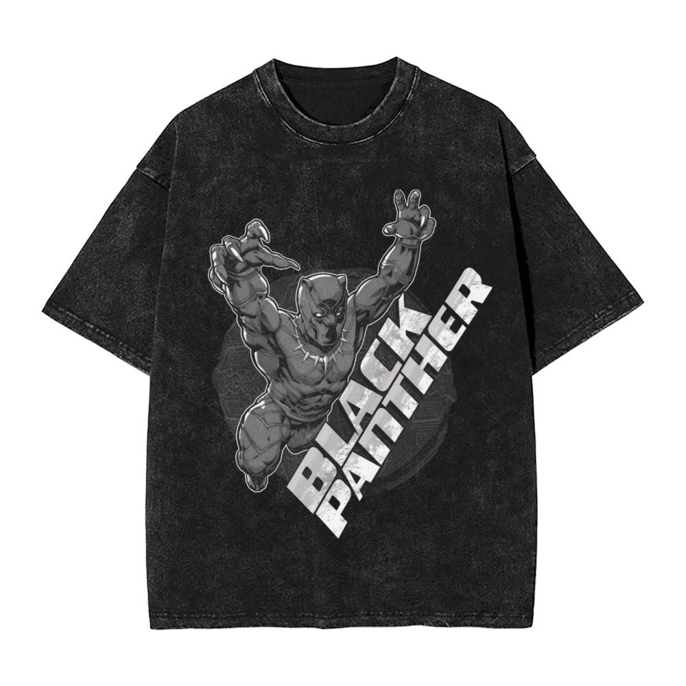 Men's Frgrt T Shirt Black Panther 100% Cotton Clothing Humorous Short Sleeve Crew Neck Tee Shirt 6XL T-Shirts