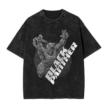 Men's Frgrt T Shirt Black Panther 100% Cotton Clothing Humorous Short Sleeve Crew Neck Tee Shirt 6XL T-Shirts