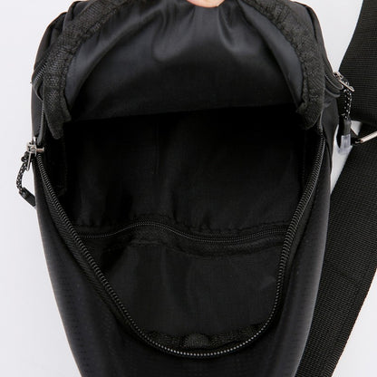 Men's chest bag - multifunctional multi compartment chest bag, durable nylon for outdoor travel, hiking and daily use, sports de