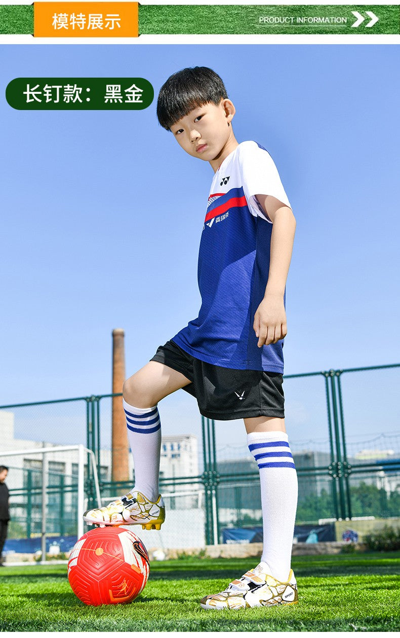 New Kids Football Boots Non Slip Professional Fast Children Football Shoes Original Boys Soccer Shoes Indoor Match Ultralight