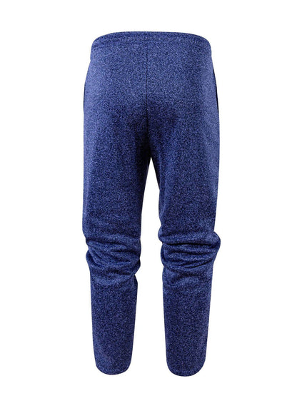 Calça Esportiva Jogging Masculina Calça de Moletom Casual Diária Cor Sólida Outono Calça Jogger de Cintura Elástica Calça Comprida de Treino Masculina