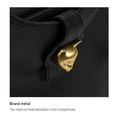 BAFELLI New Women's Natural Cattle Leather Bucket Bag - Versatile & Chic Shoulder & Crossbody