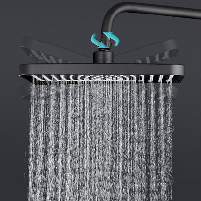 New 30cm Large Size High Pressure Overhead Rain Shower Head Large Flow Booster Rain Shower Head 360° Rotation Water Saving