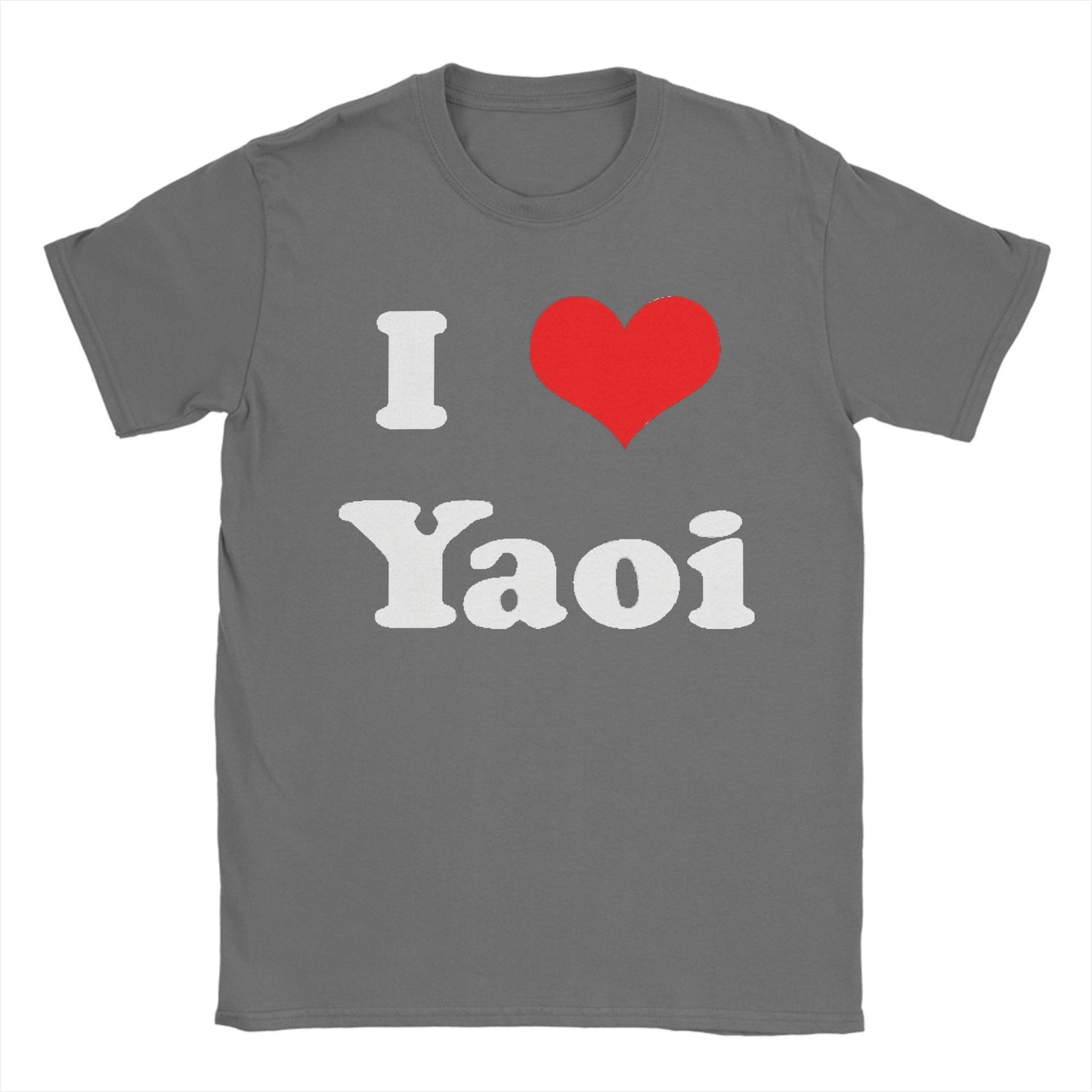 Funny I Love Yaoi T-Shirts Men O Neck Cotton T Shirt  Short Sleeve Tee Shirt Birthday Present Tops
