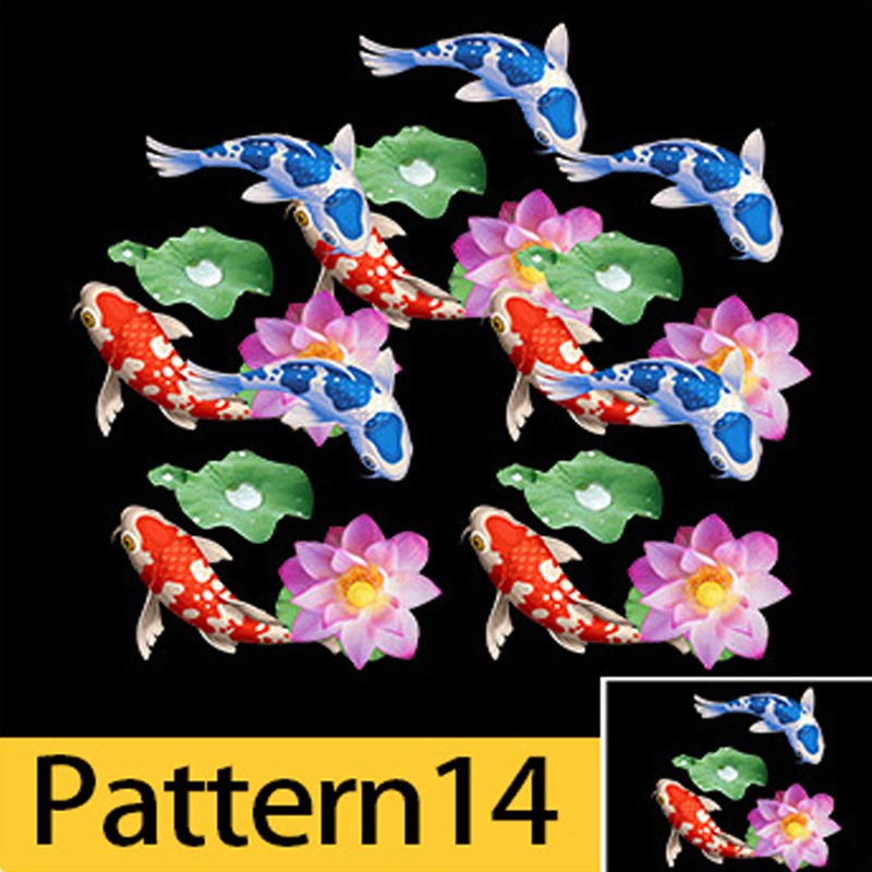 Outdoor Waterproof Custom Goldfish Cloud Pattern Dynamic Fish Light Creative Projection Lighting for Garden