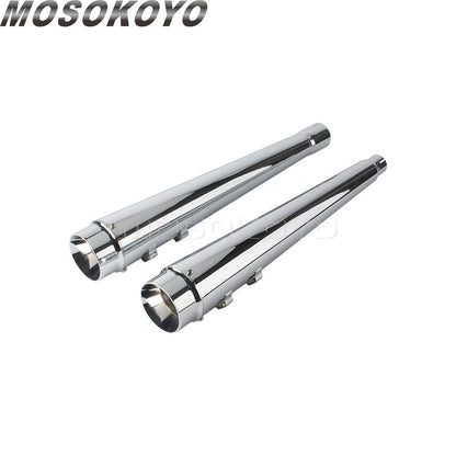 Motorcycle Tappered Slip-On Exhaust Pipe For Harley Touring Street Road Electra Glide Road King FLHR FLHX FLTRX FLHTK 2017-2023