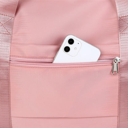 Extendable Women's Large Capacity Storage Luggage Handbag Leisure Travel Duffle Bag Waterproof Nylon Sports and Fitness Handbag