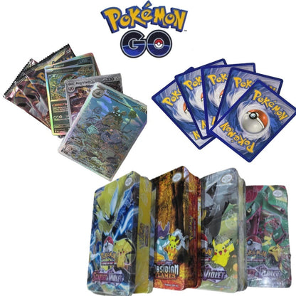 Hot 41/42/48/68/118/210 Caixa de Ferro Pok é mon Pikachu Trading Game Card PTCG Mewtwo Sylveen Série de Brinquedos Anime Battle Card