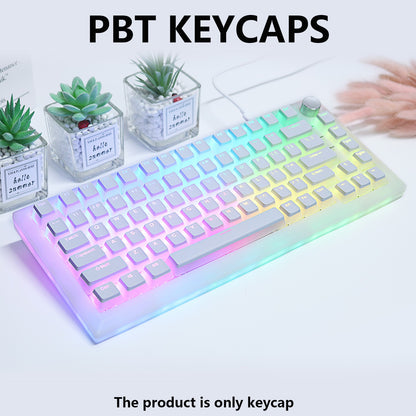 Keycaps PBT Pudding 129 teclas Keycap Perfil OEM Tampa de teclado Para teclado mecânico Kit Mx Switch Retroiluminação RGB 87 104 Teclados Gamer