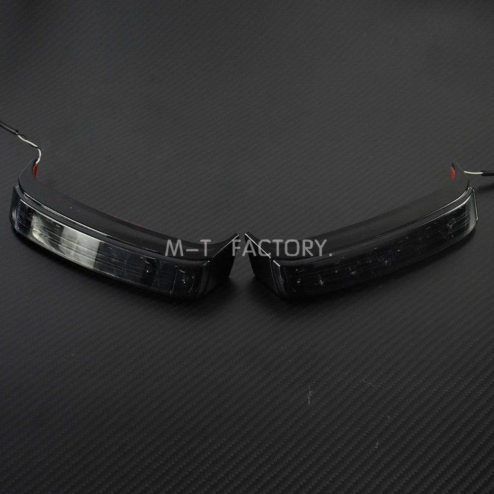 Luz de Seta de Motocicleta Luz de Freio Traseira Alforje Indicadores de Cauda para Harley Street Glide Road King CVO Limited FLHX 2014-2022