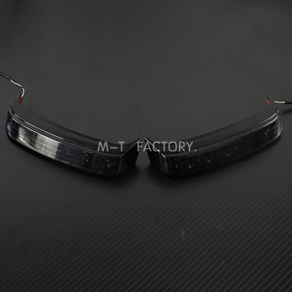 Luz de Seta de Motocicleta Luz de Freio Traseira Alforje Indicadores de Cauda para Harley Street Glide Road King CVO Limited FLHX 2014-2022