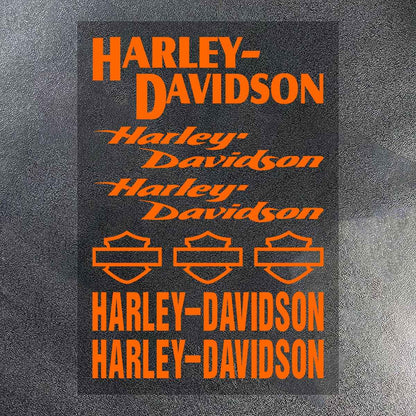 Para Harley Davidson Adesivo Logotipo Moto Tanque Capacete Bicicleta Decalque de Vinil Kit Para Electra Glide 1250S PA1250