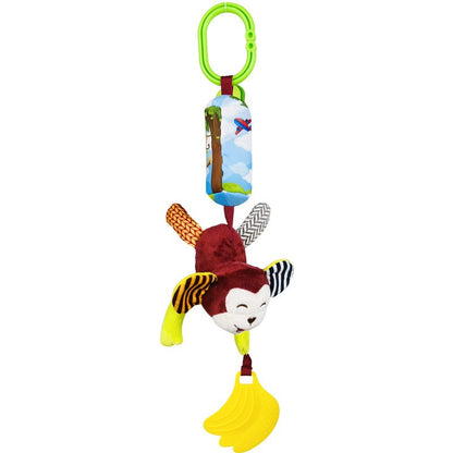 Soft Animal Hanging Handbells Rattles Plush Infant Baby Development Handle Sensory Toys WIth Teether Baby Toy For Newborn Gifts