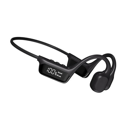 Real Swimming Bone Conduction Earphones Bluetooth Wireless Hifi Headphone IPX8 Waterproof 32GB MP3 Player Mic Headset