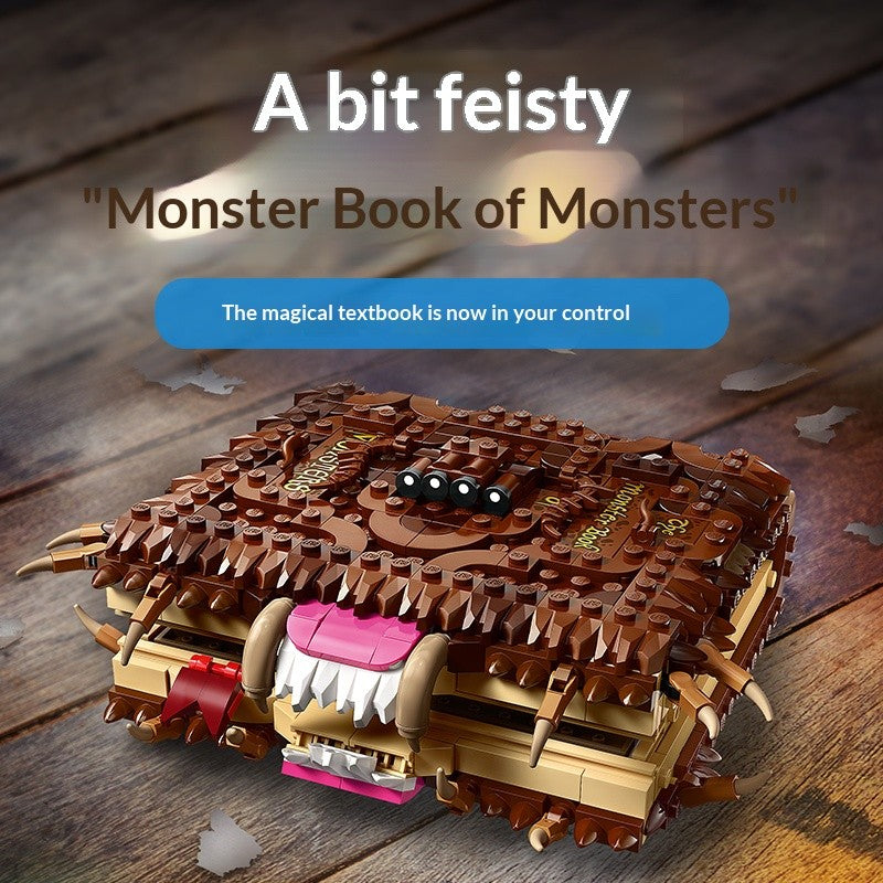 LEGO blocos de montar montam livro de monstros mordedores Harry Potter 76449 para meninos e meninas, brinquedos infantis, presentes de Natal