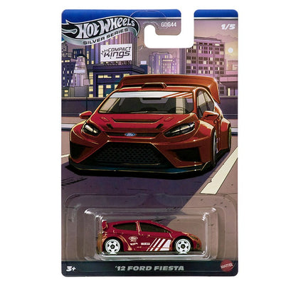 Hot Wheels GDG44-Q Compact Kings Series,Ford Fiesta Civic Subaru Mazda Nissan Sentra,1:64 Die-cast  Model Car Collector's Gift