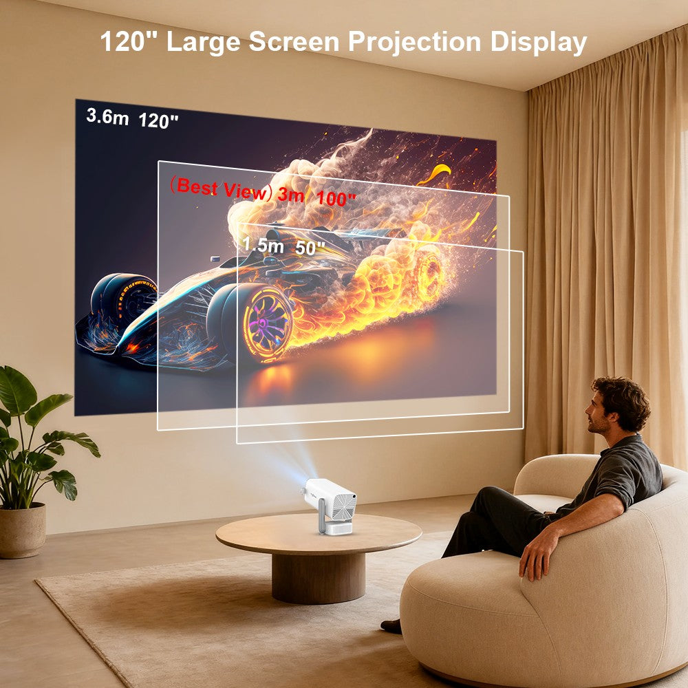 Projetor ThundeaL Full HD TD80 Pro 1080P 2K 4K TD80Pro TD80W Atualização WIFI Android Mini Projetor Beam 3D LED Home Theater