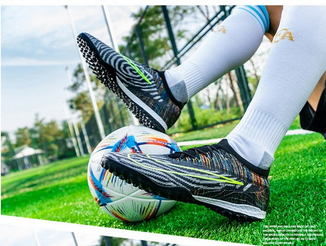 New Men Soccer Shoes Grass Professional Training Football Shoes Society Cleats Football Field Boots Fast Indoor Sneaker Non Slip