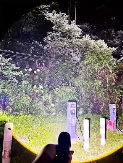 60000000LM Most Powerful Led Flashlight 3500M Long Range Torch High Power Led Flashlights Rechargeable Strong Tactical Lantern