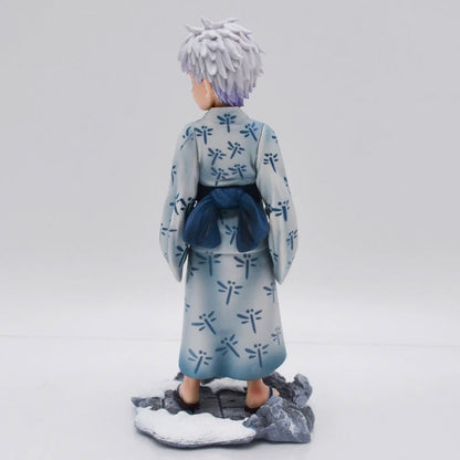 Boneco de Anime Jujutsu Kaisen Satoru Gojo Q Version Boneco de Ação Fofo Enfeite de Mesa de Anime Modelo de PVC Estátua Coleção Brinquedo Presente