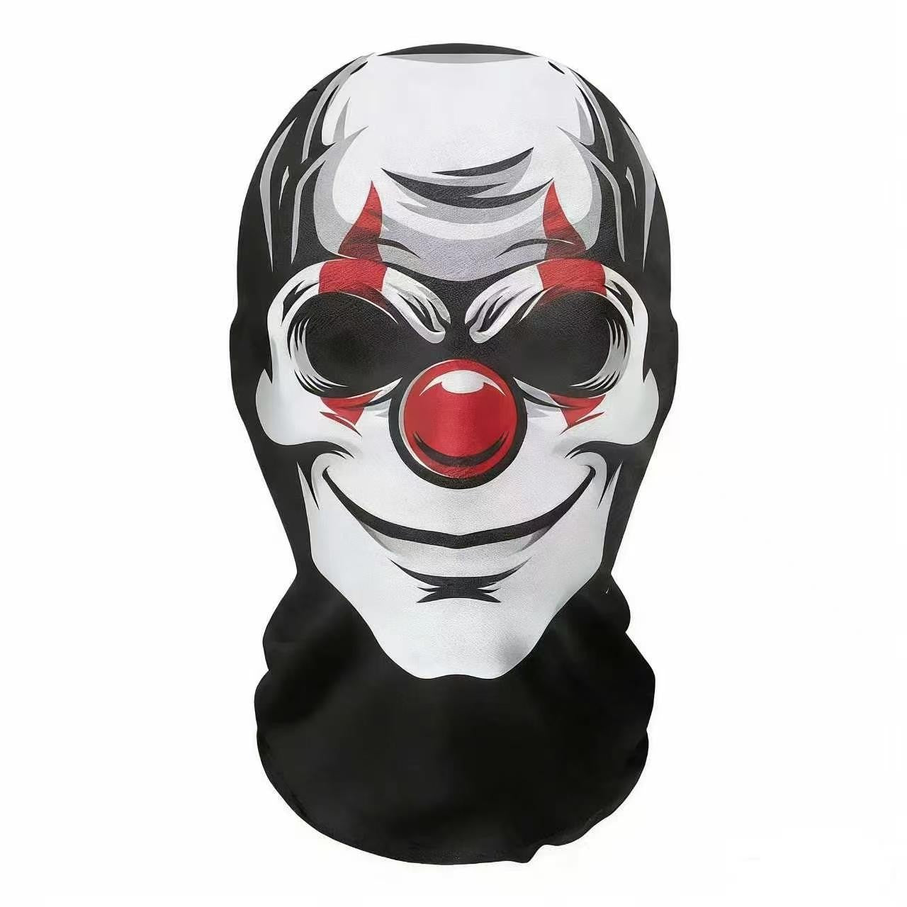 Skeleton Full Face Fashion Headgear, Breathable Mesh, Outdoor Riding, Holiday Disguise Headgear Mask