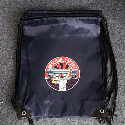 20/50Pcs Custom Bag Printing Logo Schoolbag Promotional Outdoor Casual Gym Sport Waterproof Advertising Bag Drawstring Backpack