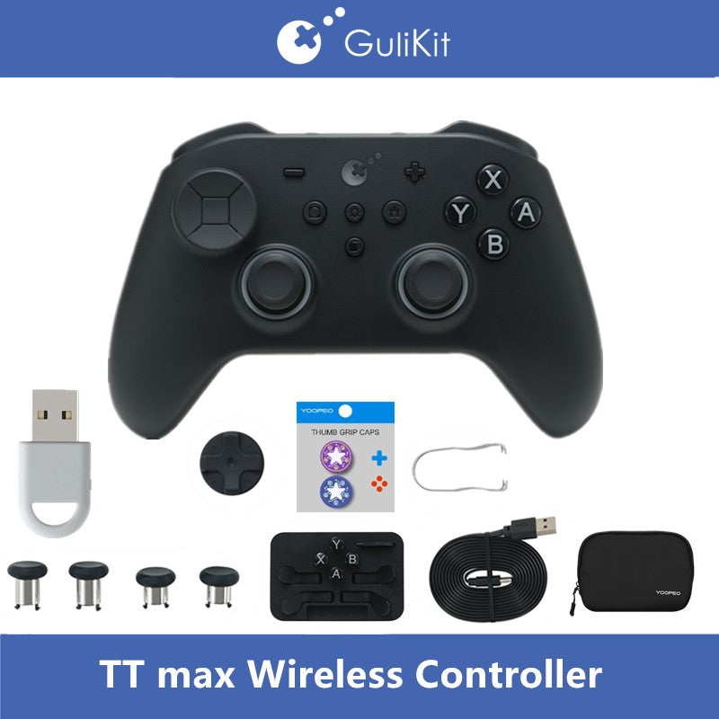 GuliKit Gamepad TT Max/Pro Wireless Controller with TMR Joysticks & Triggers Gamepad for Windows /Nintendo Switch Android iOS