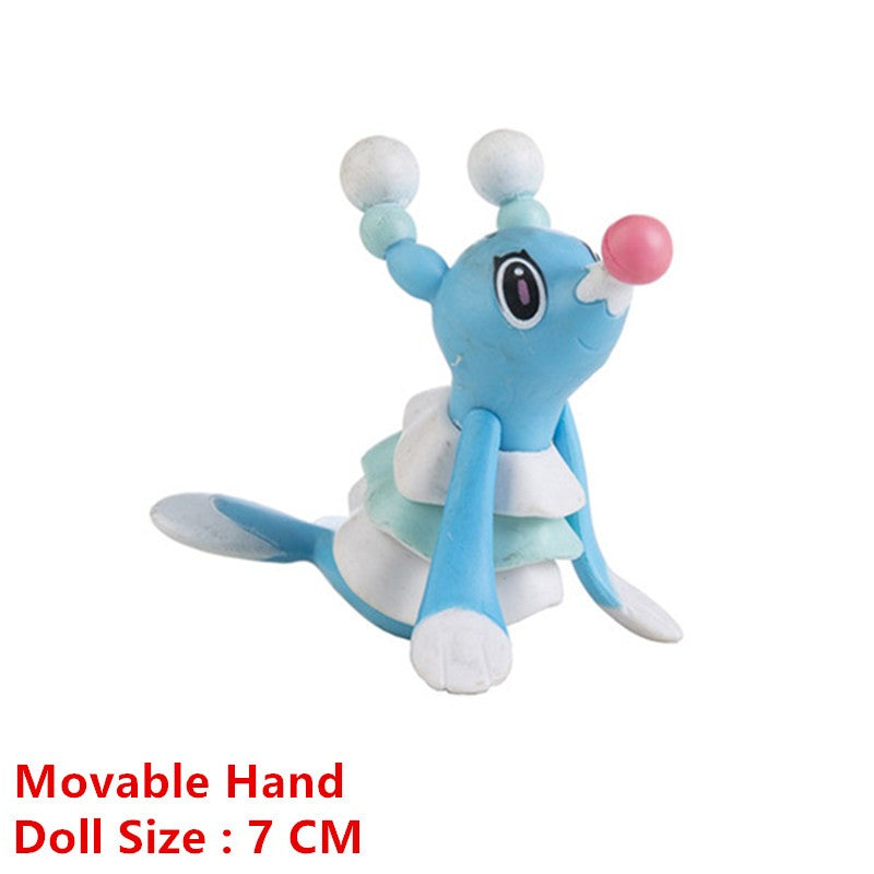 Pokémon 4-13cm Novos Desenhos Animados Filme Anime Figura Pikachu Mewtwo Charmander Blastoise Gurado Pet Ação Modelo Brinquedo Presentes