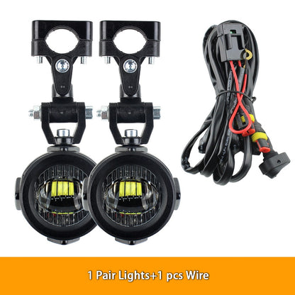 Melhore as luzes auxiliares de neblina da sua motocicleta Lâmpada mais brilhante 40W 6000K para BMW R1200GS F800GS F700GS F650 K1600