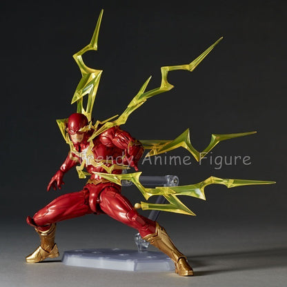 Revoltech Amazing Yamaguchi Flash Action Figure Articulado 17cm Flashpoint Modelo Kaiyodo Flash Bonecos Coleção Brinquedo Presentes de Fim de Ano