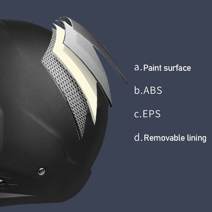 3color lenses Black glossy skull dark style motorcycle helmet men's  winter helmet full face
