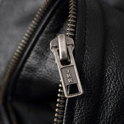 Men Imatition Leather Retro Stand Collar Jacket PunkStyle Coat Motorcycle Clothe