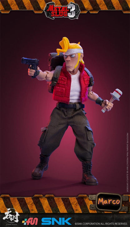 TUNSHI Studio Original SNK Model Official Metal Slug 3 Marco Tarma Rebel Soldier 1/12 Mecha Action Figure Toys EM ESTOQUE