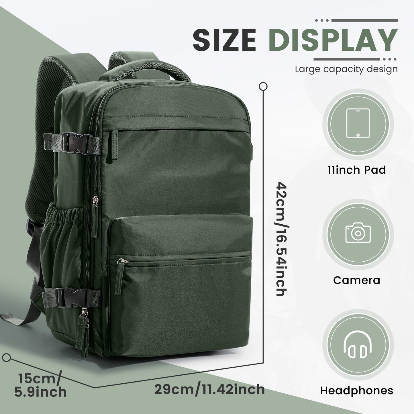 Ryanair 40x20x25 Cabin Bag Men Air Vacuum Compression Backpack Hand Luggage Laptop Backpack,42x29x15 Vacuum Clothing Storage Bag