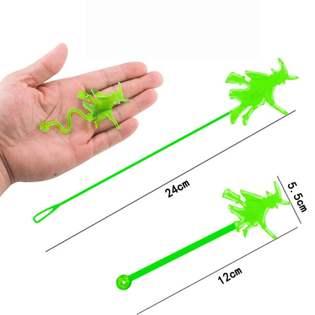 10-50PCS Pumpkin Ghost Skull Skull Halloween Sticky Trick Wall Climbing Gift