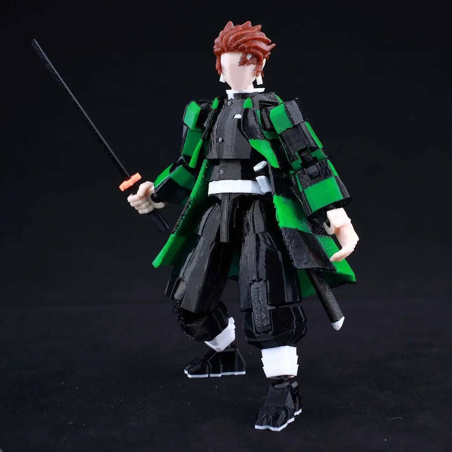 AKAZA Tanjiro Kamado Lucky Dummy 13, de Demon Slayer, impresso em 9L3D, figuras de ação articuladas Mannequin Toys para fãs de anime