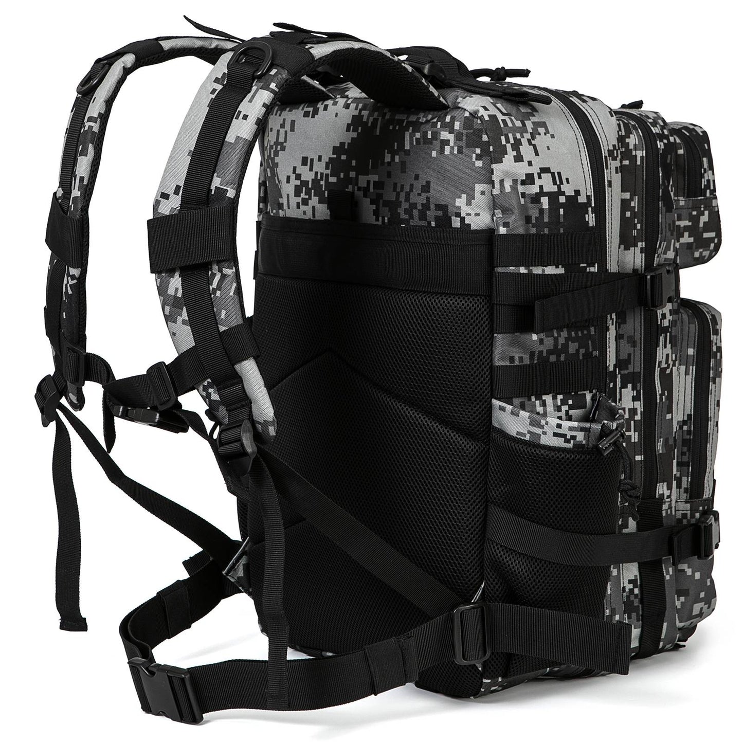 Mochila Tática 45L survival Bag Hunting MOLLE Backpack GYM Para Homens EDC Outdoor Hiking Rucksack com Suporte para Garrafa