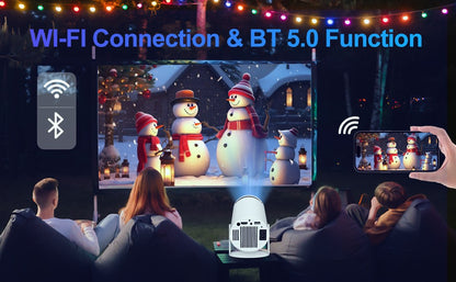 Projetor Magcubic HY300 Pro 200 ANSI Nativo 720P Espelhamento de Tela Sem Fio Sistema WiFi de Banda Dupla Hi-chip A3100 para Home Theater