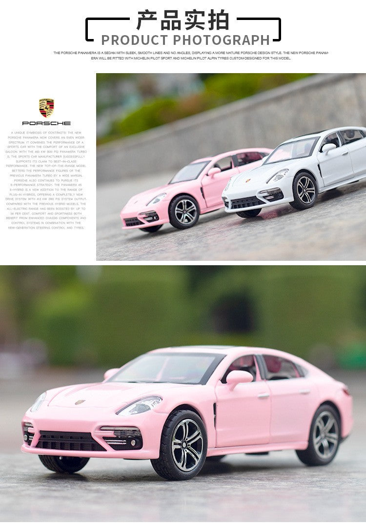 1:32 Porsche Panamera Diecasts Toy Cars Miniature Scale Alloy Simulation Vehicles Car Model Children Birthday Gifts Collection