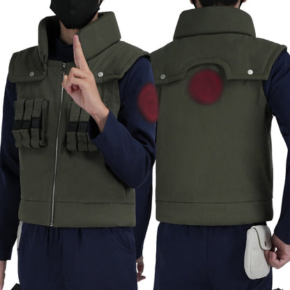 HOLOUN Anime Hatake Kakashi Cosplay Costume Vest T-shirt Pants Pouch Cos Convention Gift Halloween Christmas