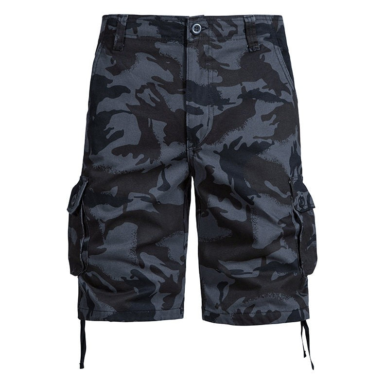 Loose camouflage beach five pants men's summer cotton thin section in the pants summer work casual shorts