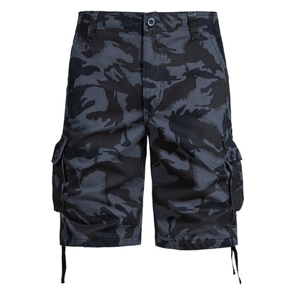 Loose camouflage beach five pants men's summer cotton thin section in the pants summer work casual shorts