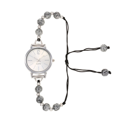 Fashionable trend simple luxury round plate pointer style bracelet ladies watch