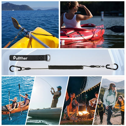 Ferramentas de pesca, cordas de segurança enroladas, alça de vara, cinto de amarração, acessórios de pesca, equipamento de pesca, equipamentos de pesca, fio antiperda, mosquetão.