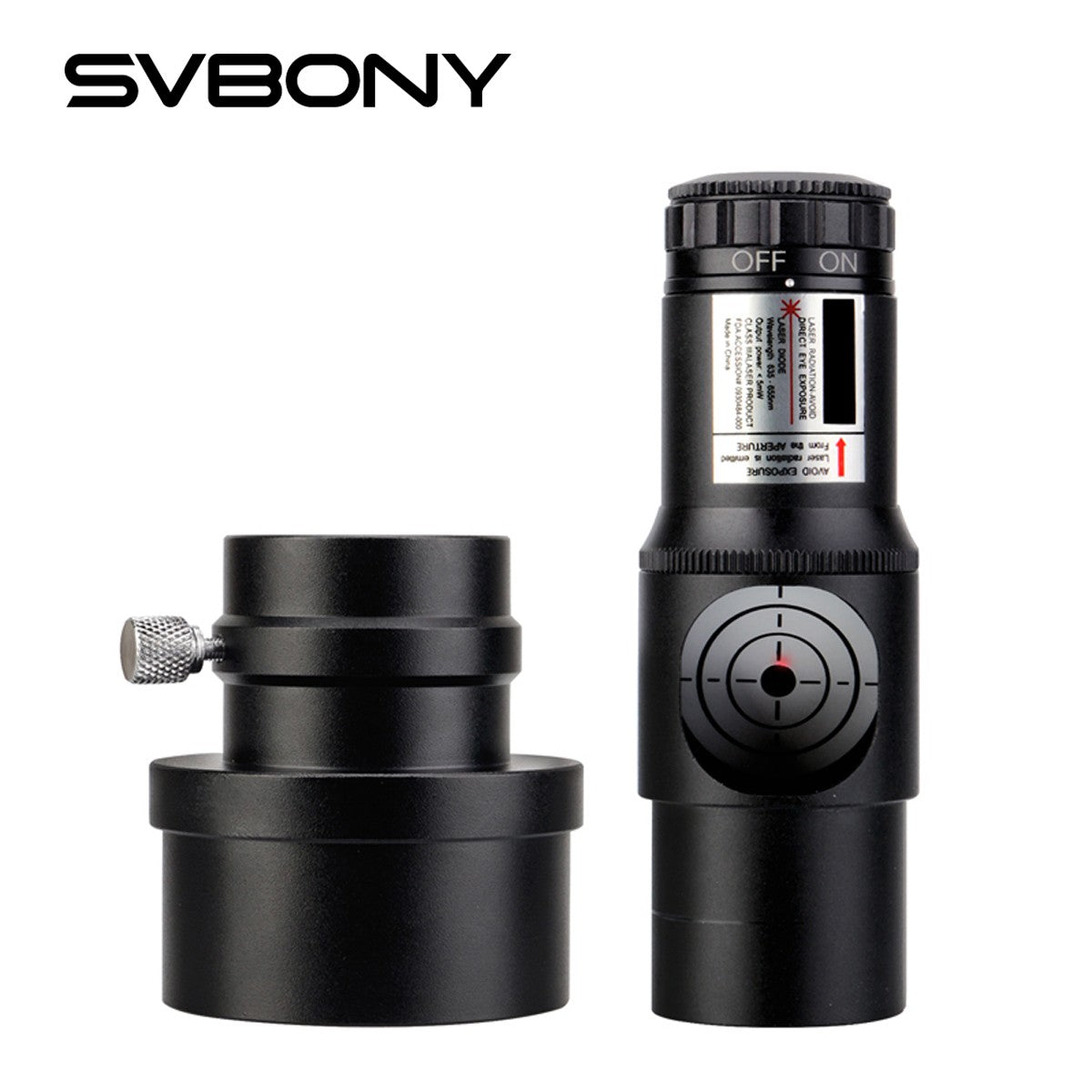 Colimador Laser Vermelho SVBONY Ajustável para Telescópios Refletores Dobsonianos e SCT SV121